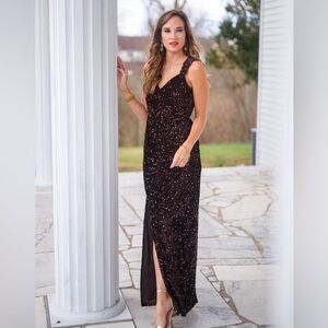 NWT Baltic Born Sequin Maxi Gown